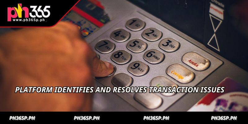 Platform identifies and resolves transaction issues
