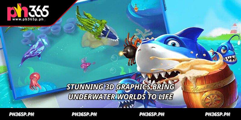 Stunning 3D graphics bring underwater worlds to life