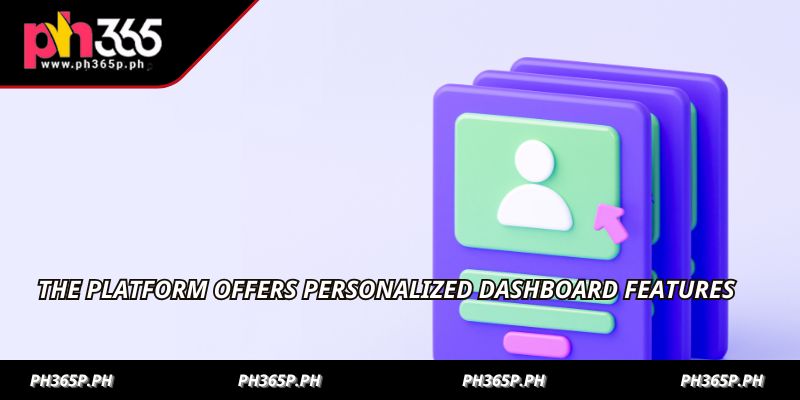 The platform offers personalized dashboard features