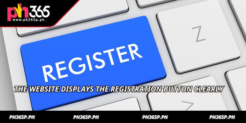 The website displays the registration button clearly