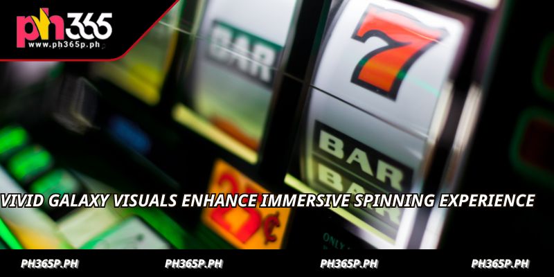 Vivid galaxy visuals enhance immersive spinning experience