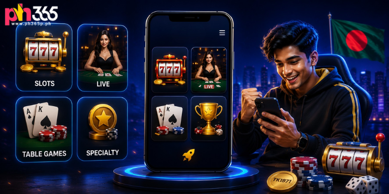 Games Available at CK444 casino